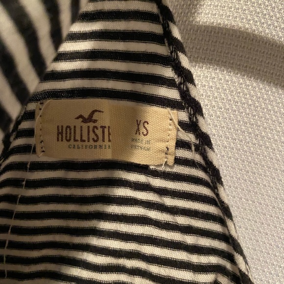 Black and White Hollister Striped Tank - Size XS - Picture 3 of 3